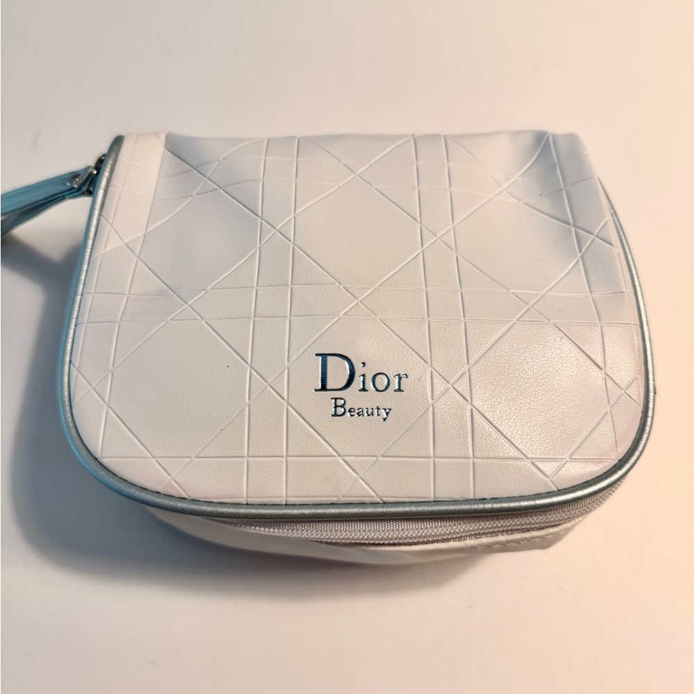 Dior Beauty White/Off White Cosmetic Pouch